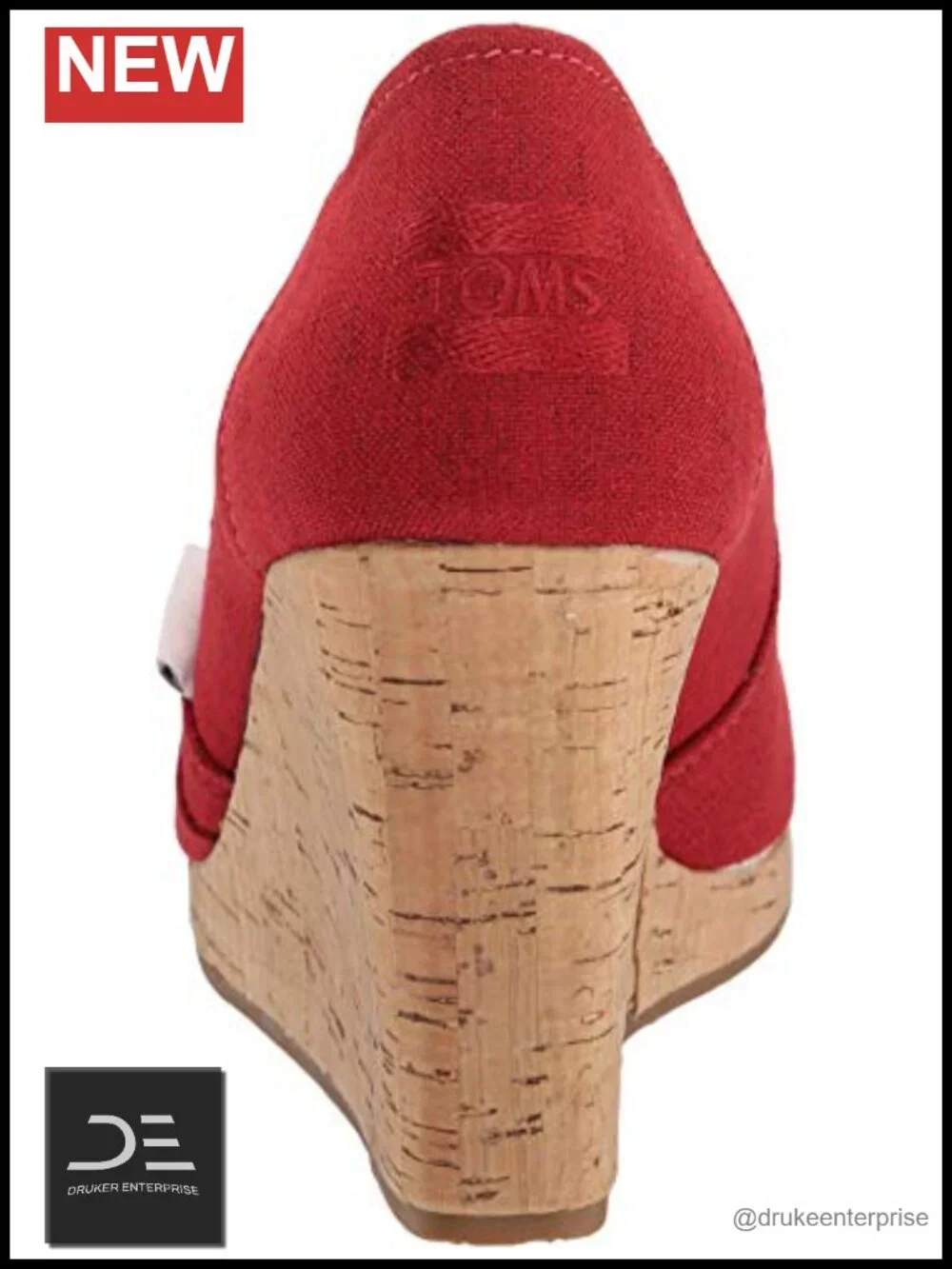Canvas Sock Liner Classic Wedge Sandals